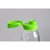 Butelka Curver Bottle Dots 0,45 l przezroczysta/zielona