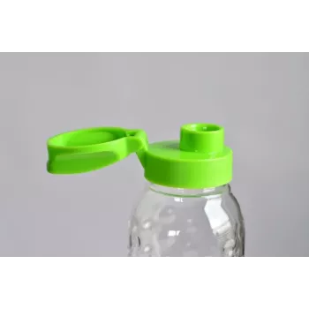 Butelka Curver Bottle Dots 0,45 l przezroczysta/zielona