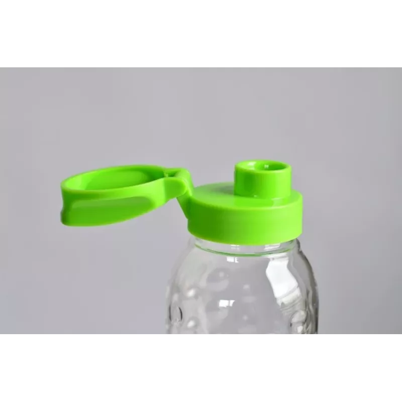 Butelka Curver Bottle Dots 0,45 l przezroczysta/zielona