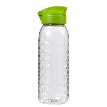 Butelka Curver Bottle Dots 0,45 l przezroczysta/zielona