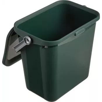 Curver Multiboxx Bio 6L zielony pojemnik na kompost z recyklingowanego plastiku z wentylowaną pokrywą