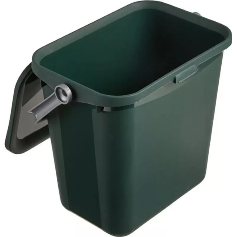 Curver Multiboxx Bio 6L zielony pojemnik na kompost z recyklingowanego plastiku z wentylowaną pokrywą