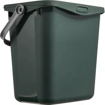 Curver Multiboxx Bio 6L zielony pojemnik na kompost z recyklingowanego plastiku z wentylowaną pokrywą