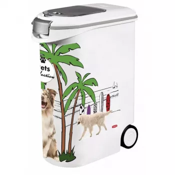 CURVER PetLife Pojemnik na karmę 20 kg 54 L Antracyt/Zielony