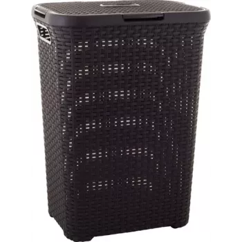 Curver Style 144873 kosz na pranie 60 l kwadratowy rattan brązowy