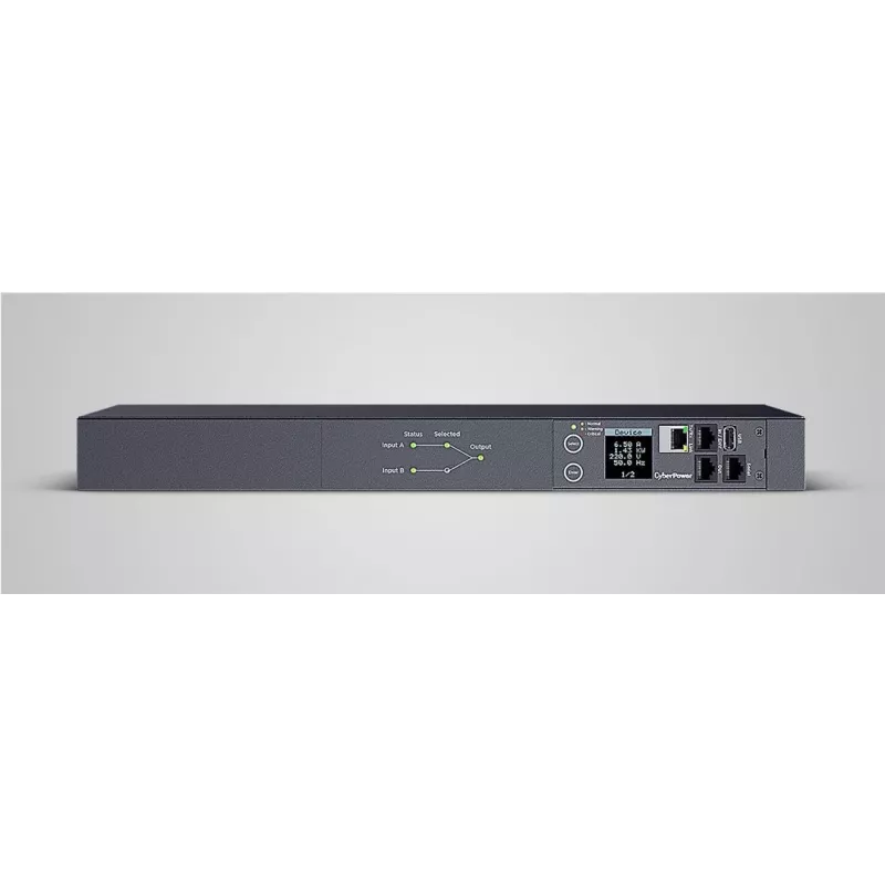 CyberPower PDU Przełączany ATS 1U 16A 8xC13 2xC19