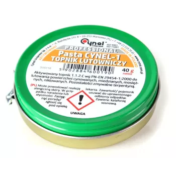 CYNEL UNIPRESS CYNEL-1 40g Pasta topnikowa do lutowania miękkiego