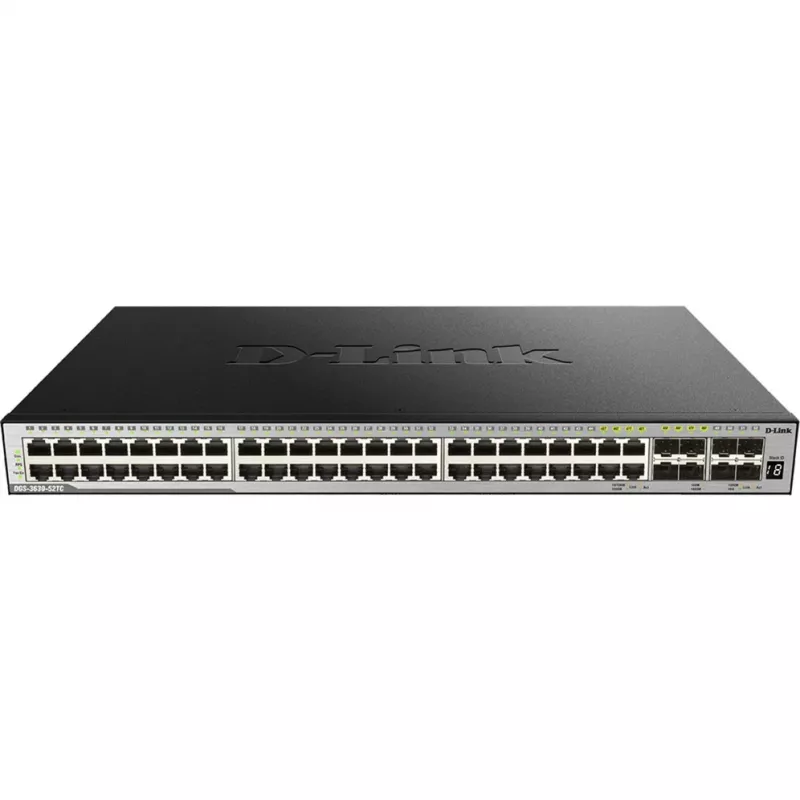 D-Link DGS-3630-52TC L3 Zarządzalny przełącznik stackowalny - 48x Gigabit + 4x 10G SFP+, Rackmount