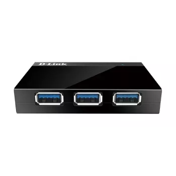 D-Link DUB-1340 4-portowy hub USB 3.0 – czarny
