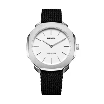 D1 Milano SSPL03 Zegarek Unisex 36mm Stal Nierdzewna Czarna Tarcza