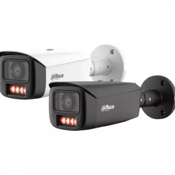 Kamera IP Bullet DAHUA 6MP z ciepłym światłem, aktywnym odstraszaniem, obiektywem 3.6mm, IP67, czarna