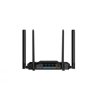 DAHUA AC12 AC1200 Dwuzakresowy Gigabitowy Router Bezprzewodowy, Wi-Fi 5, 4x LAN, Czarny