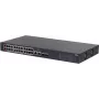 DAHUA CS4226-24ET-375 26-portowy zarządzalny przełącznik PoE+ warstwy 2+ z 24 portami Gigabit PoE+, 2 uplinkami SFP, budżetem 375W, bez wentylatora, do szafy RACK