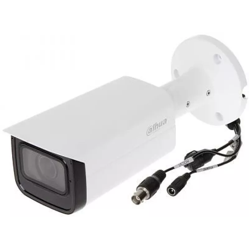 Dahua HDCVI 5MP kamera tubowa z motoryzowanym obiektywem zmiennoogniskowym, podczerwienią 80m i wbudowanym mikrofonem – HAC-HFW2501TU-Z-A-27135-S2