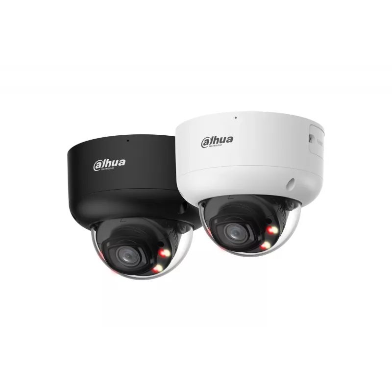 DAHUA IPC-HDBW5659R1-ASE-PV-0280B-PRO-BLACK 6MP Kopułkowa Kamera Sieciowa z Obiektywem 2.8mm, WizMind AI, Czarny