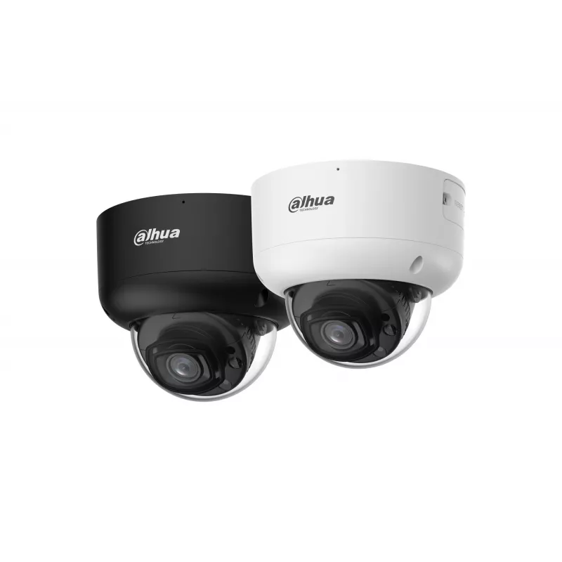 DAHUA IPC-HDBW5659R1-ASE-PV-0280B-PRO-BLACK 6MP Kopułkowa Kamera Sieciowa z Obiektywem 2.8mm, WizMind AI, Czarny