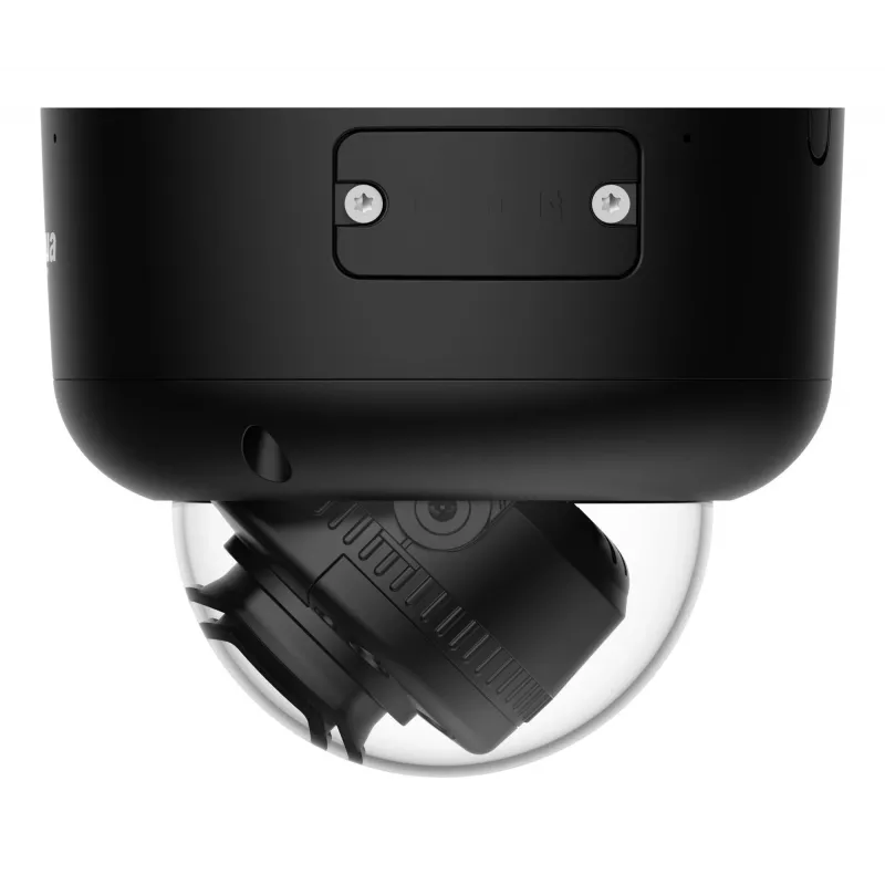 DAHUA IPC-HDBW5659R1-ASE-PV-0280B-PRO-BLACK 6MP Kopułkowa Kamera Sieciowa z Obiektywem 2.8mm, WizMind AI, Czarny