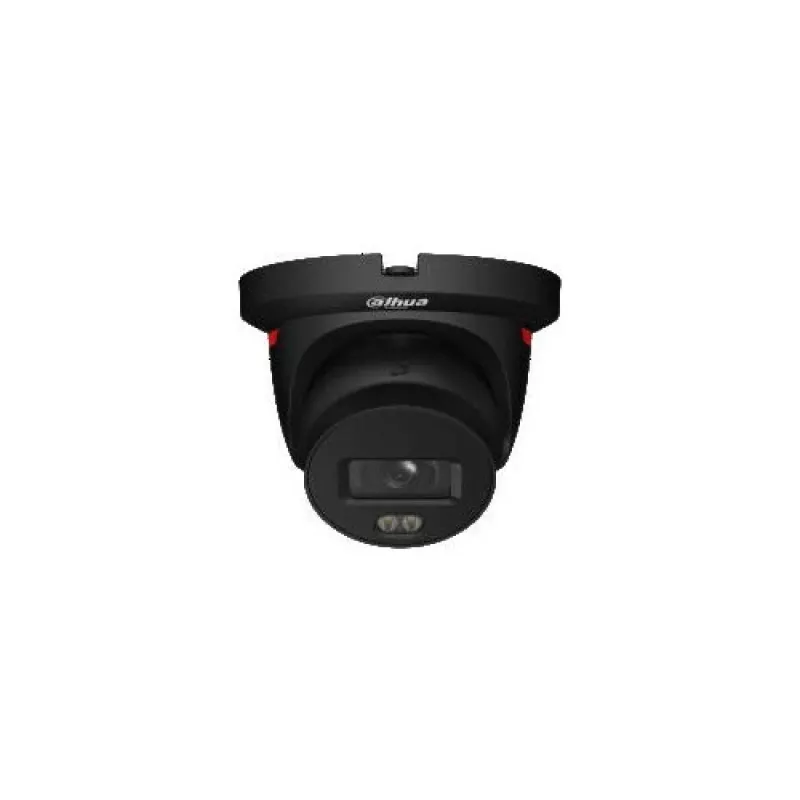 Dahua IPC-HDW2449TH-S-LED-0280B-PROX-BLK Kamera IP z diodami LED i czarną obudową