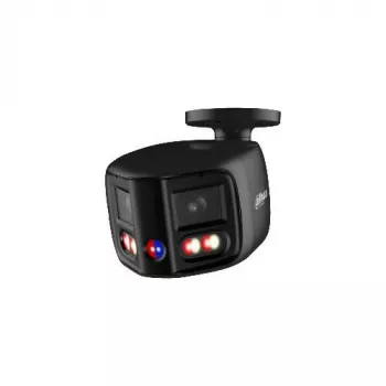 DAHUA IPC-PFW31259S-A180-E2-AS-PV-0280B-BLACK 5MP dwuobiektywowa panoramiczna kamera IP z aktywnym odstraszaniem, czarna