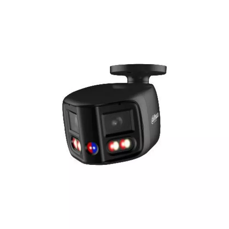 DAHUA IPC-PFW31259S-A180-E2-AS-PV-0280B-BLACK 5MP dwuobiektywowa panoramiczna kamera IP z aktywnym odstraszaniem, czarna
