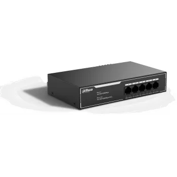 Dahua SG1005LP 5-portowy gigabitowy switch PoE+, 4 porty PoE, budżet 35W, desktop