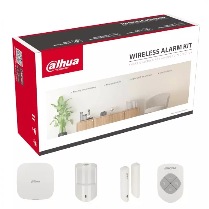Dahua Technology ART-ARC3000H-03-FW2(868) Bezprzewodowa Centrala Alarmowa Wi-Fi Biała