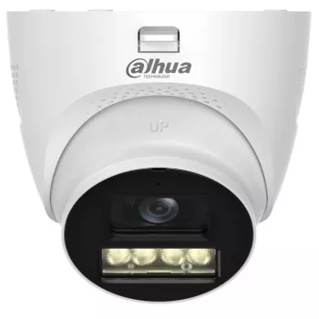 Kamera IP kopułkowa Dahua Technology Lite HAC-HDW1500TQ-IL-T, 5MP, 2,8mm, wewnętrzna i zewnętrzna, montaż sufitowy/ścienny, IP67, Smart IR, biała