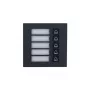 Dahua Technology VTO4202FB-MB5 Moduł przycisków wywołania, 5 przycisków, srebrny/czarny, IP65, IK07