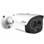 DAHUA TPC-BF1241-B3F4-DW-S8 Termiczna sieciowa kamera bullet, 256x192 termiczna i 4MP widzialna, 3.5mm/4mm, IP67, PoE