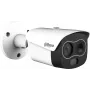 Kamera IP Dahua TPC-BF1241-TB3F4-DW-S8 z czujnikami termicznym i optycznym, 4MP, rozdzielczość termiczna 256x192, obiektyw termiczny 3.5mm, obiektyw optyczny 4mm, IP67, PoE