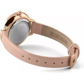 Zegarek damski Daisy Dixon DD088PRG - kwarcowy, analogowy, 36mm, różowo-złota tarcza, różowy pasek skórzany