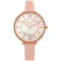 Zegarek damski Daisy Dixon DD088PRG - kwarcowy, analogowy, 36mm, różowo-złota tarcza, różowy pasek skórzany