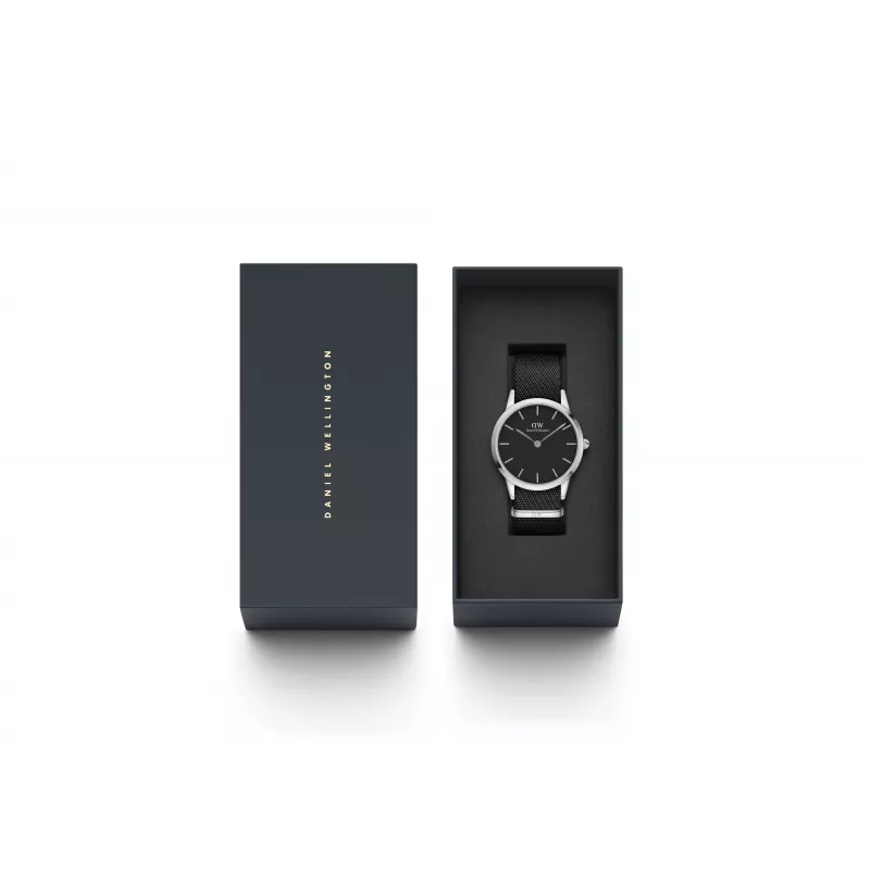 Zegarek męski DANIEL WELLINGTON Classic 40mm Różowe Złoto Stal Nierdzewna Czarna Skóra