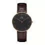 DANIEL WELLINGTON Classic Petite Zegarek Damski 36mm Różowe Złoto Stal Nierdzewna Siatka DW00100140