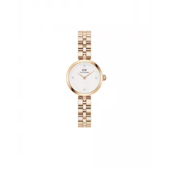 DANIEL WELLINGTON Petite Lumine Zegarek Damski 22mm Różowe Złoto Stal Nierdzewna Siatka DW00100717