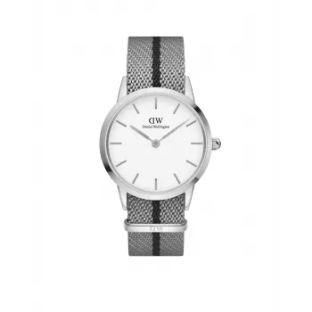 DANIEL WELLINGTON Petite Lumine Zegarek Damski 26mm Srebrna Stal Nierdzewna Siatka DW00100679