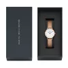 Zegarek damski DANIEL WELLINGTON Petite Lumine 28mm Różowe Złoto Stal Nierdzewna Biała Perłowa Tarcza