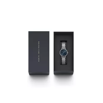 Zegarek damski DANIEL WELLINGTON Petite Lumine 28mm srebrna stal nierdzewna DW00100664
