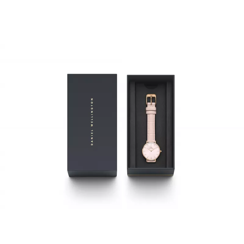 DANIEL WELLINGTON Petite Lumine Zegarek Damski 32mm Dwukolorowy Różowe Złoto i Srebro Stal Nierdzewna DW00100514
