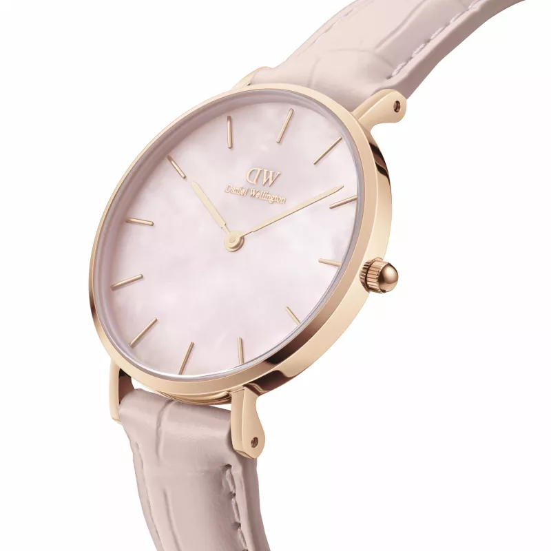DANIEL WELLINGTON Petite Lumine Zegarek Damski 32mm Dwukolorowy Różowe Złoto i Srebro Stal Nierdzewna DW00100514