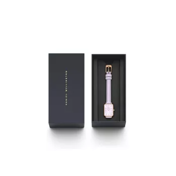 Zegarek damski DANIEL WELLINGTON Petite Lumine DW00100637 20mm Srebrna siateczka
