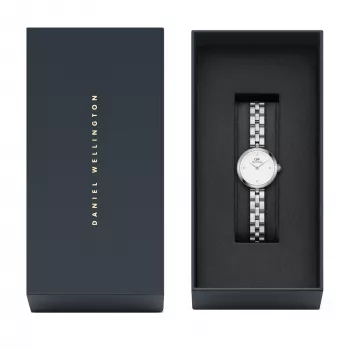 Zegarek damski DANIEL WELLINGTON Petite Lumine DW00100716 22mm srebrna siateczka stalowa
