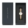 DANIEL WELLINGTON Petite Melrose Zegarek Damski 22mm Różowe Złoto Bransoleta Mesh DW00100715
