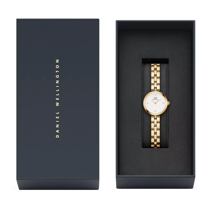 DANIEL WELLINGTON Petite Melrose Zegarek Damski 22mm Różowe Złoto Bransoleta Mesh DW00100715