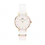 Zegarek damski DANIEL WELLINGTON Petite Melrose 28mm, różowe złoto, bransoleta mesh DW00100313