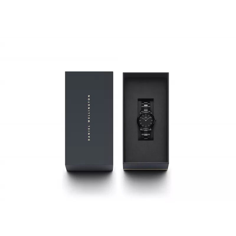 Zegarek damski DANIEL WELLINGTON Petite Melrose 28mm, różowe złoto, bransoleta mesh DW00100415