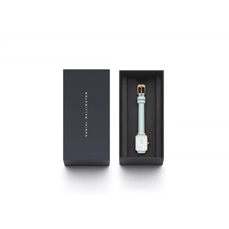 DANIEL WELLINGTON Quadro Mini Zegarek Damski DW00100638 - Różowe Złoto, 20mm