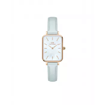 DANIEL WELLINGTON Quadro Mini Zegarek Damski DW00100638 - Różowe Złoto, 20mm