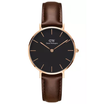 DANIEL WELLINGTON Zegarek Unisex DW00100165 32mm Różowe Złoto Stal Nierdzewna Siatka