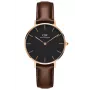 DANIEL WELLINGTON Zegarek Unisex DW00100165 32mm Różowe Złoto Stal Nierdzewna Siatka